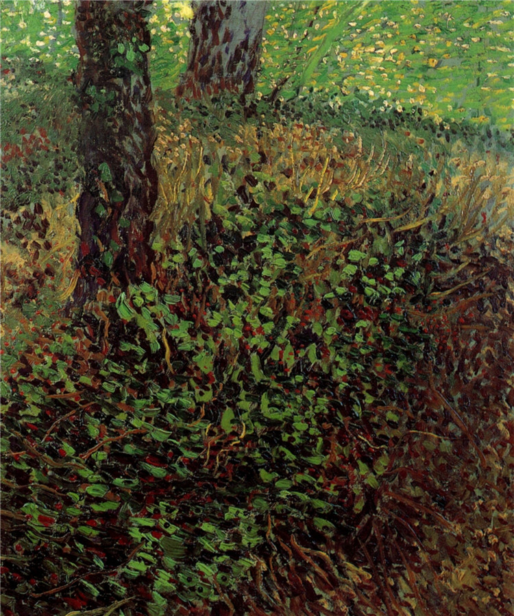 Undergrowth Vincent Willem Van Gogh Oil Painting